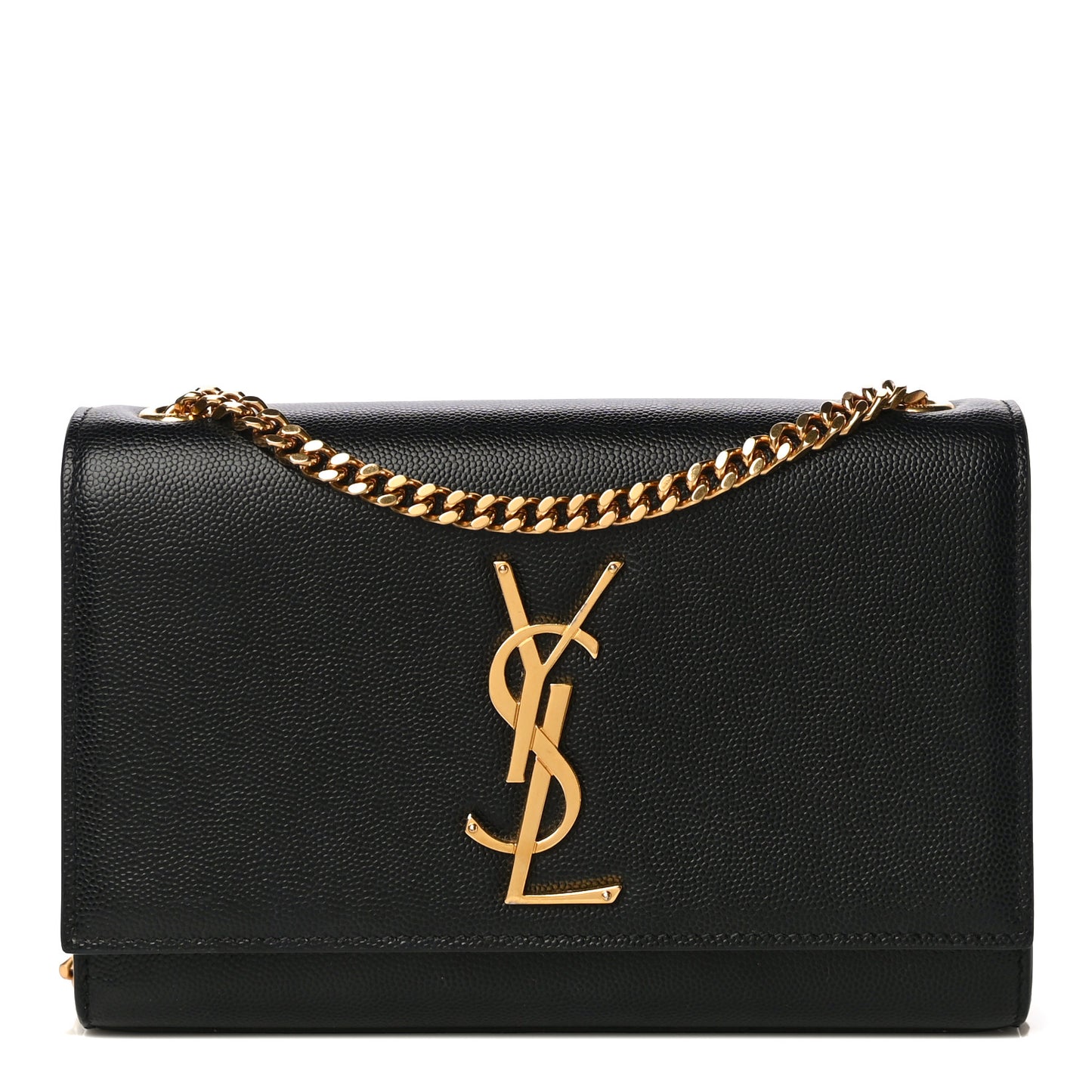 Grain De Poudre Small Monogram Kate Satchel Black