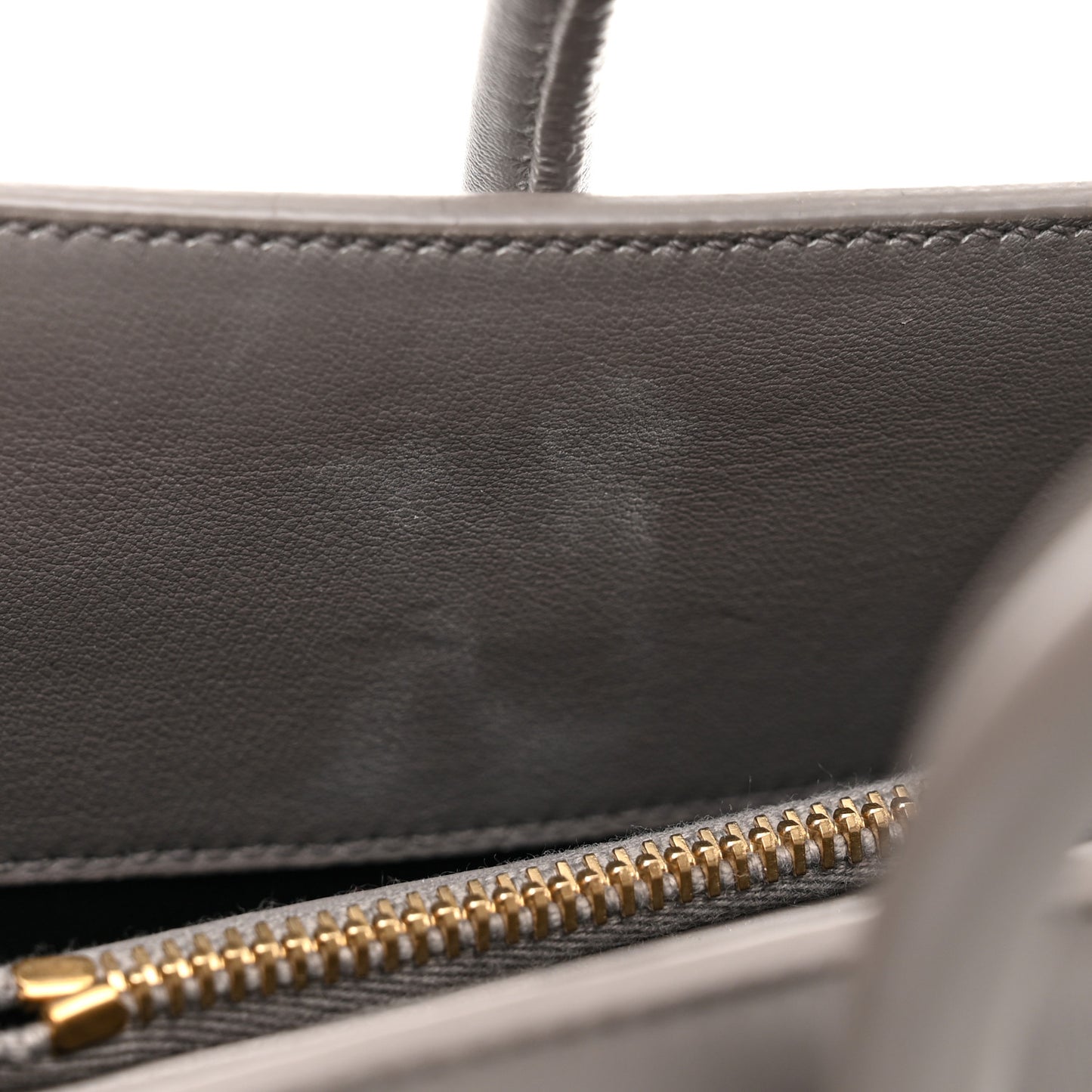 Calfskin Baby Sac De Jour Graphite Fog