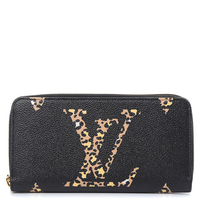 Louis Vuitton Monogram Giant Jungle Zippy Wallet Black 1 of 8