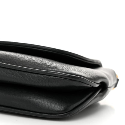 Gucci Pebbled Calfskin Small 1973 Chain Shoulder Bag Black 10 of 10