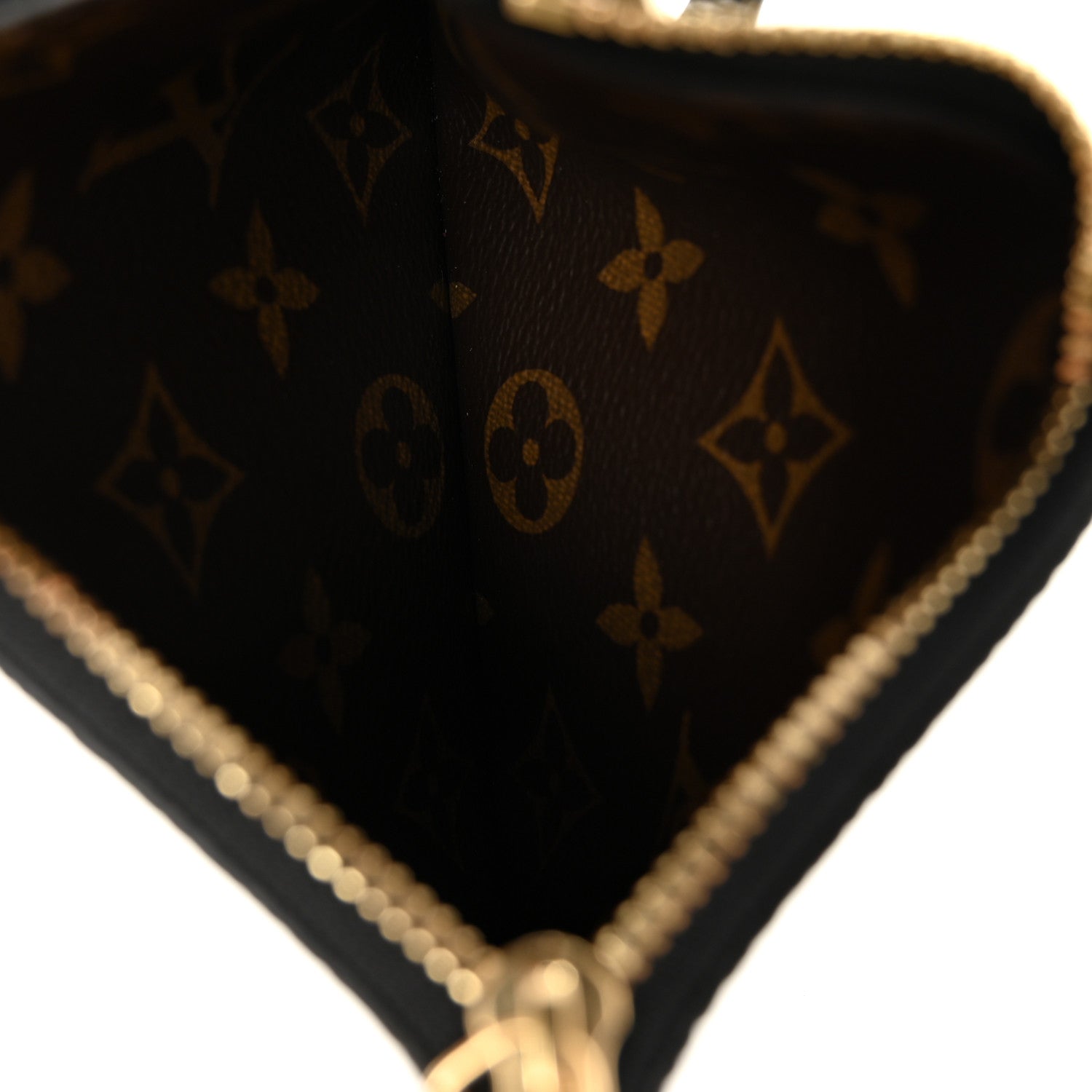 Louis Vuitton Calfskin Neverfull Inside Out MM Pochette Black 5 of 7