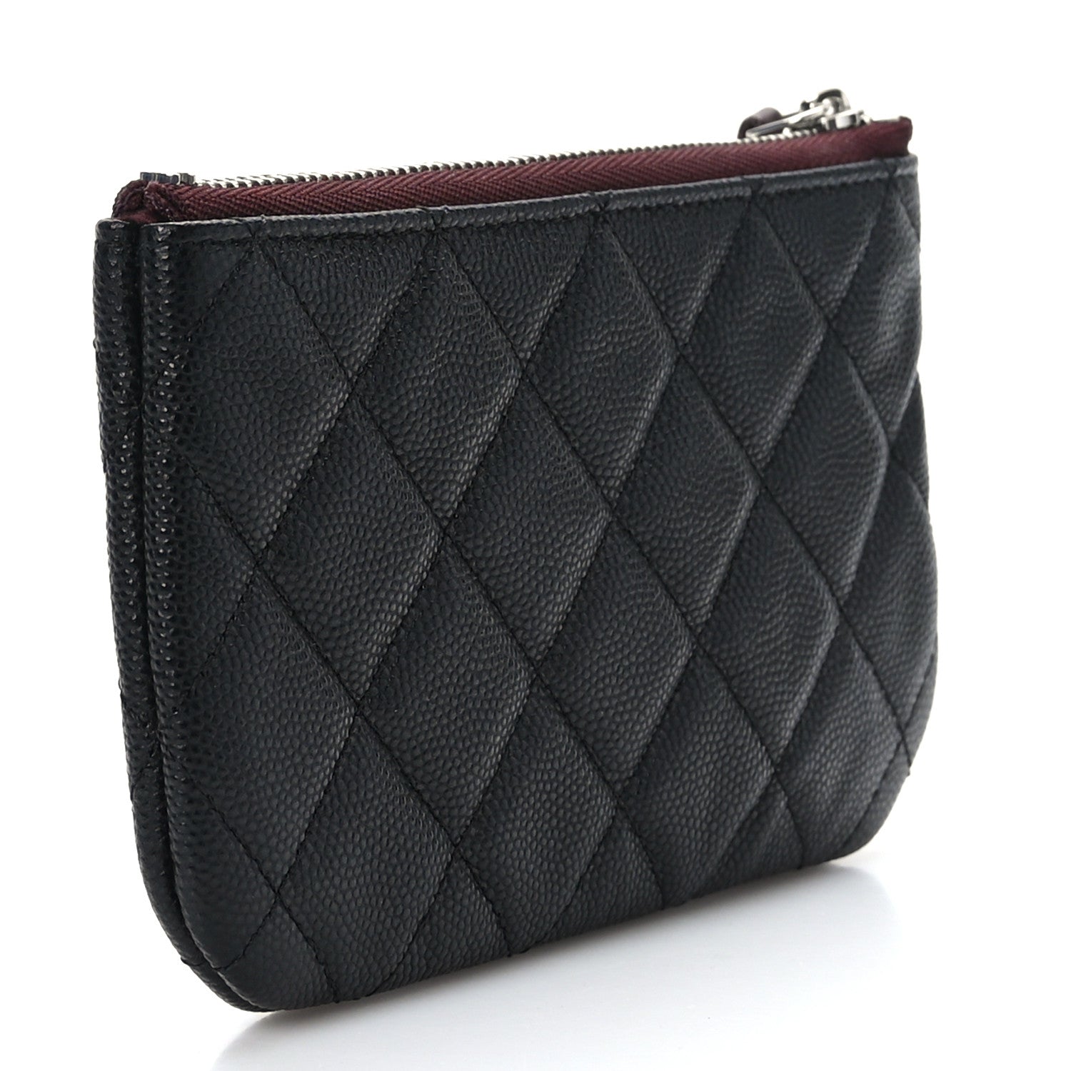 Chanel Caviar Quilted Small Cosmetic Case Black 3 of 7