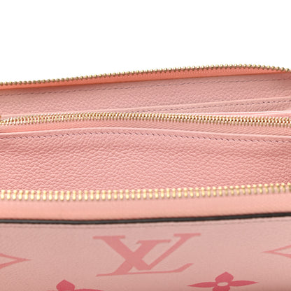 Louis Vuitton Empreinte Monogram Giant By The Pool Zippy Wallet Bouton De Rose 7 of 10