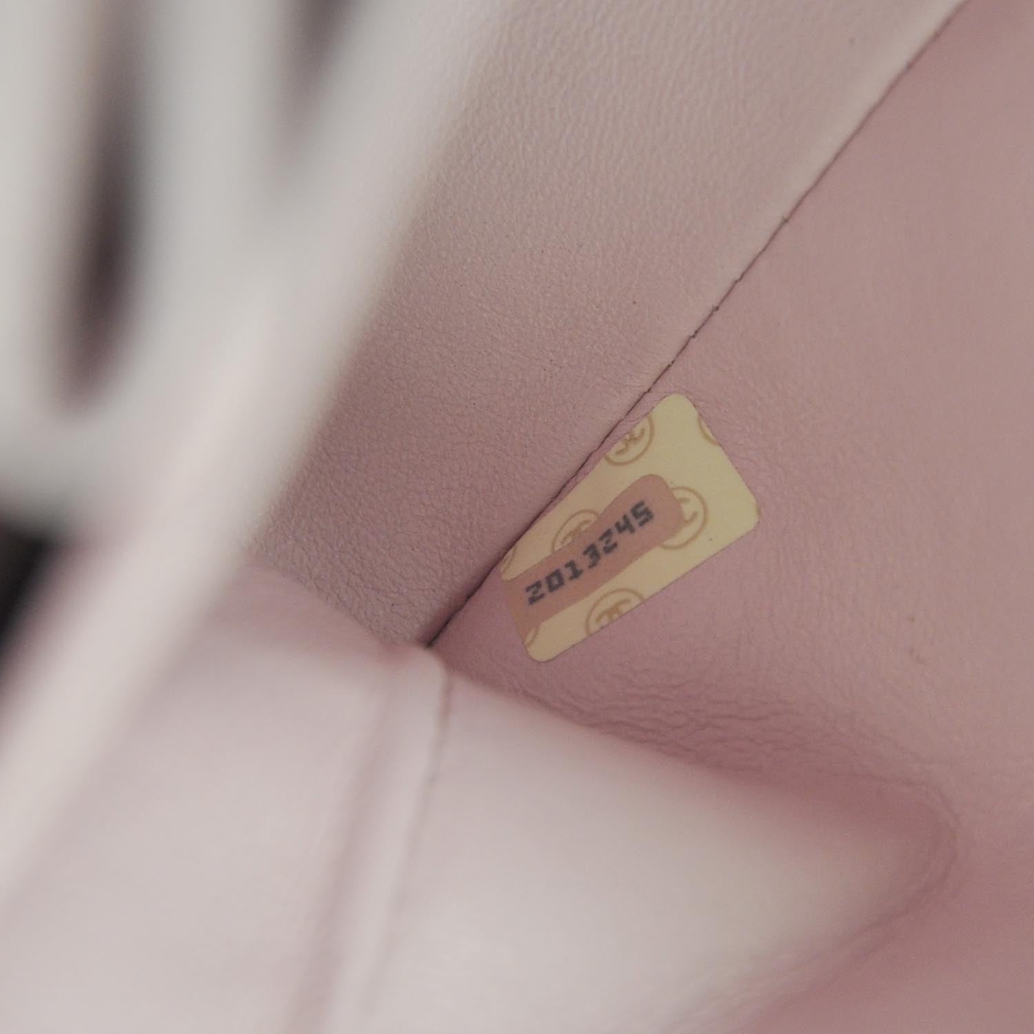 Chanel Lambskin Quilted Small Double Flap Pink 10 of 12