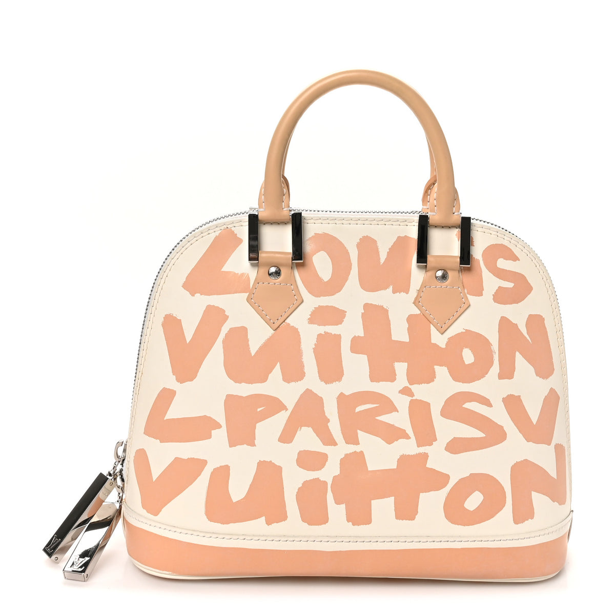 Louis Vuitton Graffiti Alma MM Peach 1 of 9