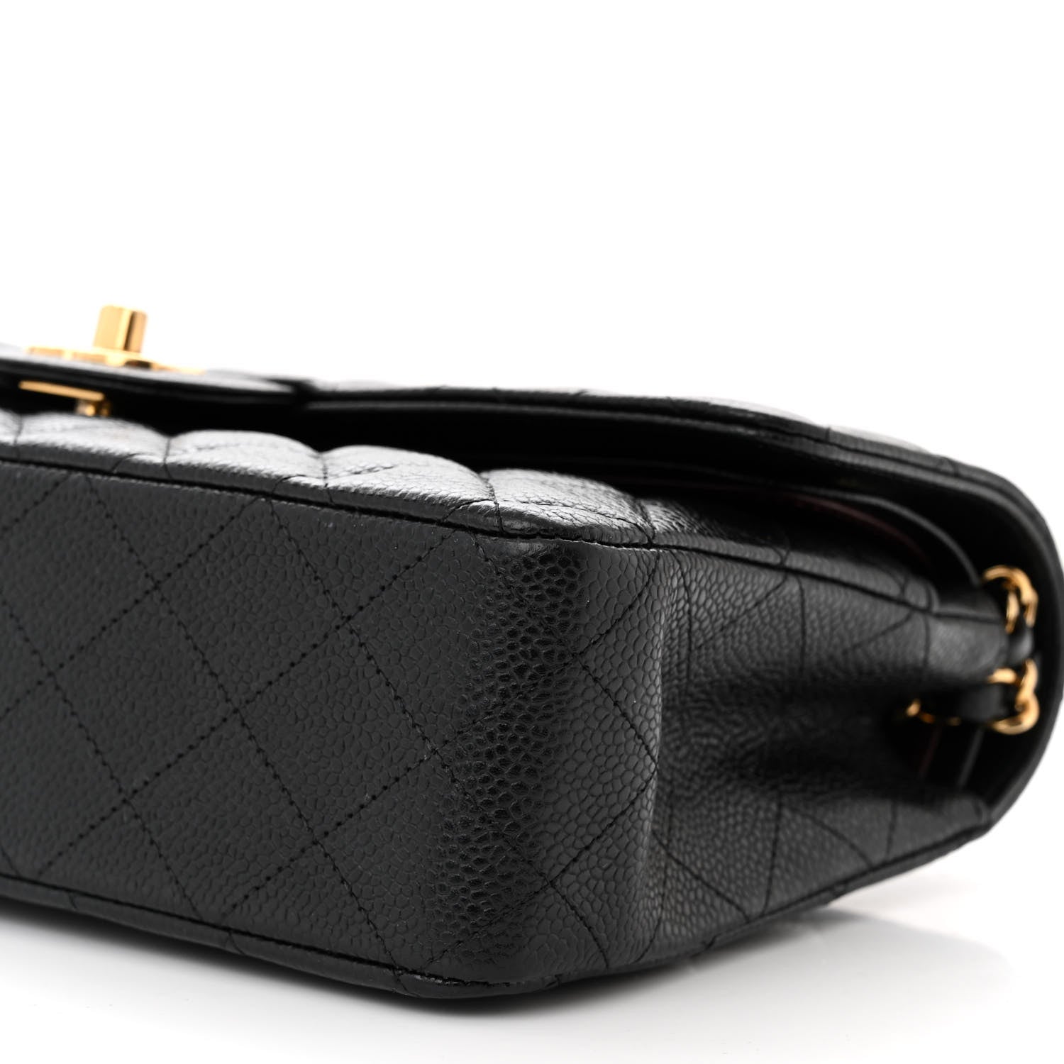 Chanel Caviar Quilted Medium Double Flap Black 10 of 11