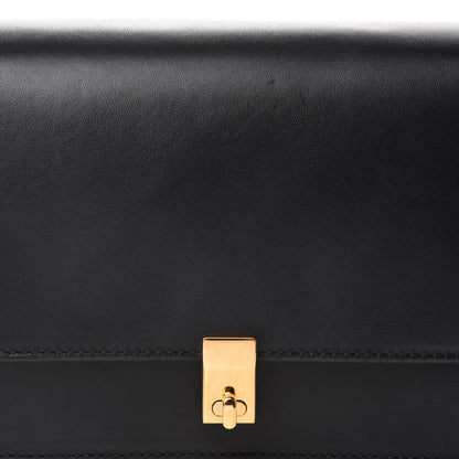 Valentino Garavani Vitello Turnlock Flap Shoulder Bag Black 9 of 10