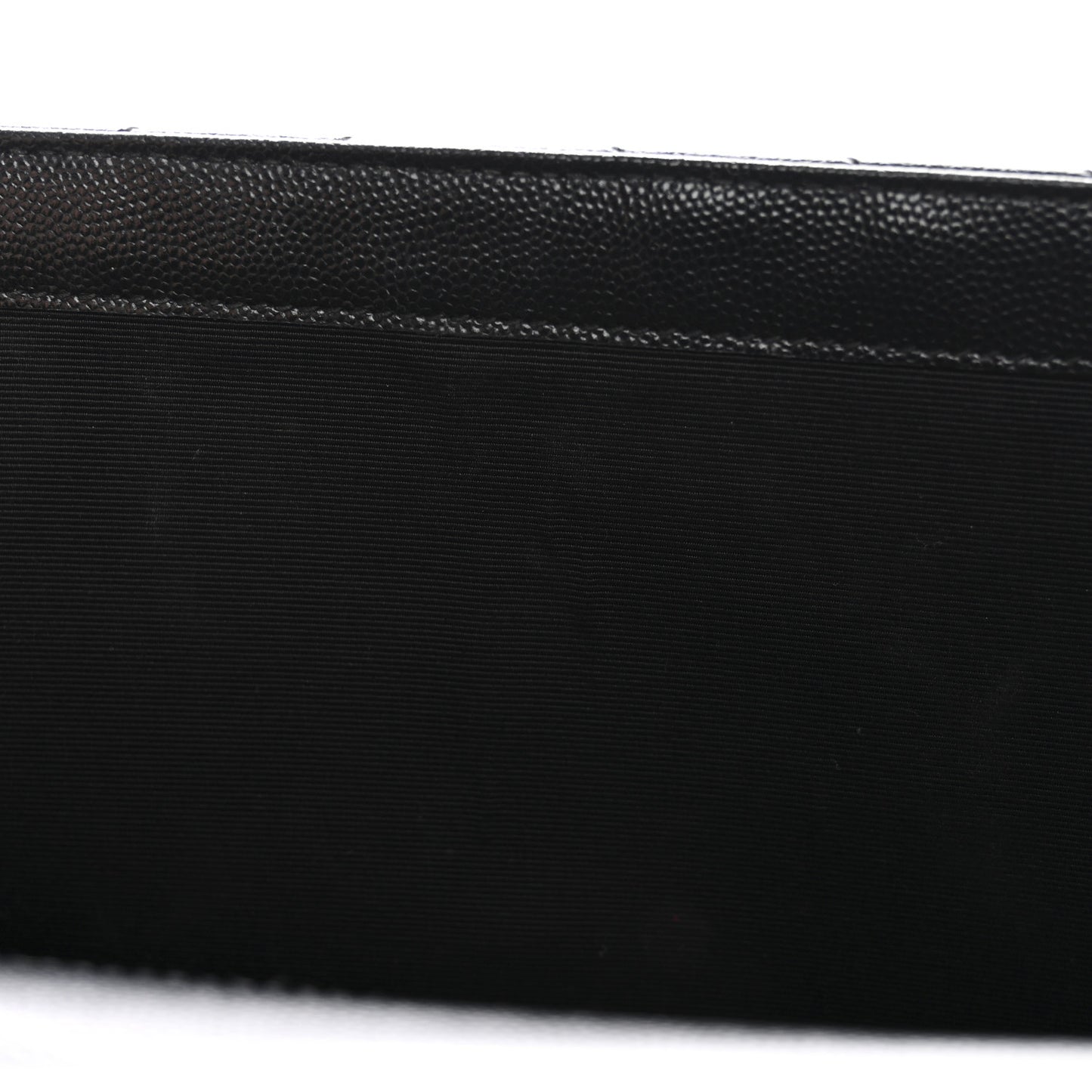 Grain De Poudre Matelasse Chevron Large Monogram Satchel Black