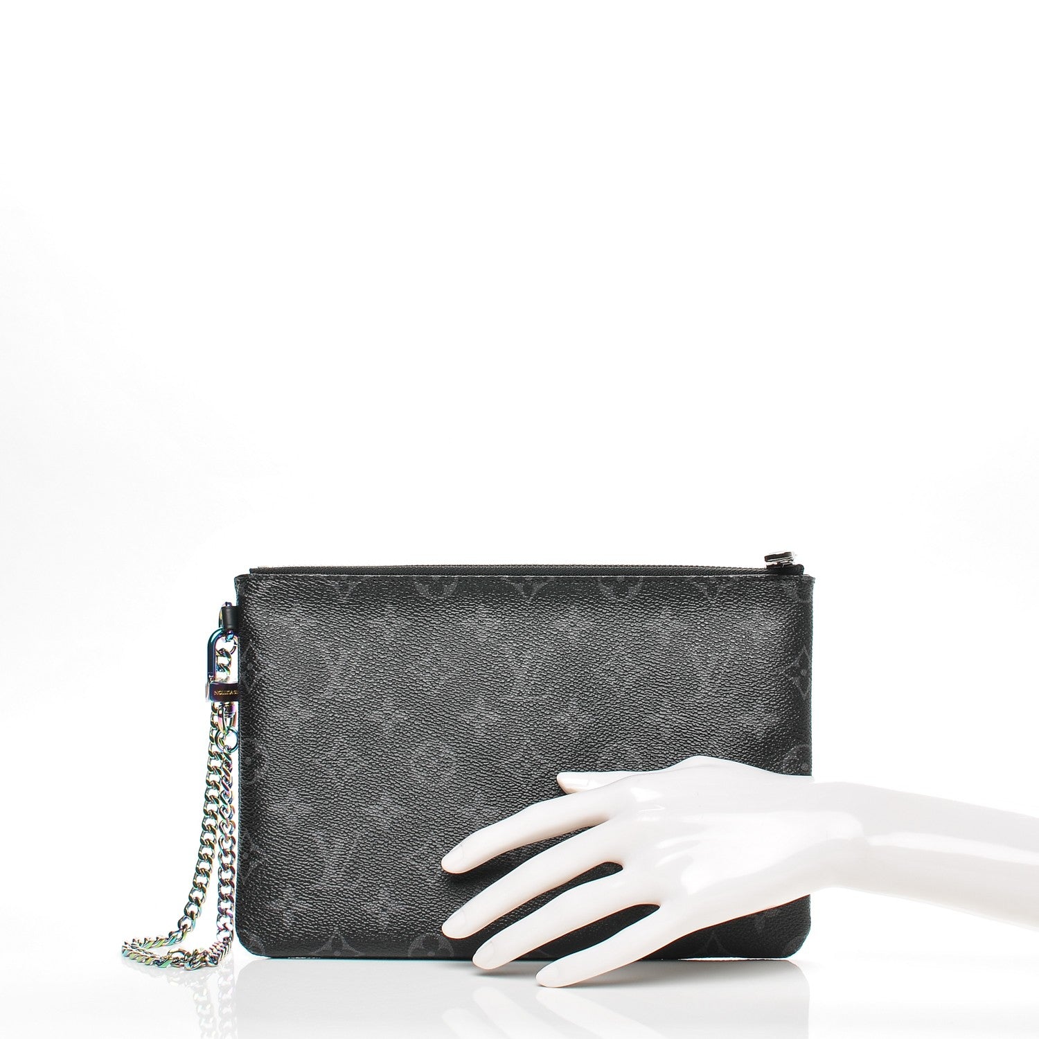 Louis Vuitton Monogram Eclipse Fragment Design iPad Pouch 2 of 9