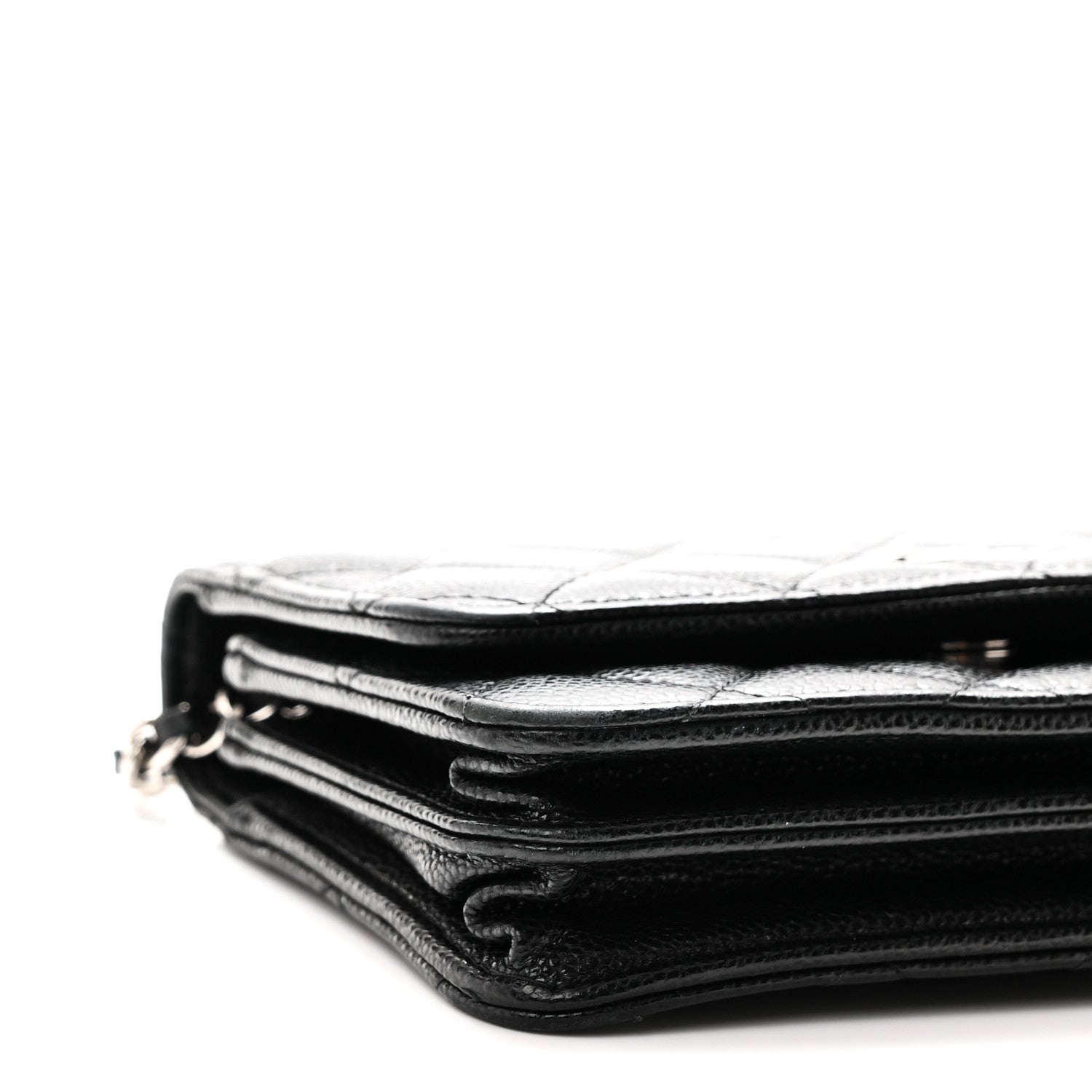 Chanel Caviar Quilted Mini Wallet On Chain WOC Black 8 of 10
