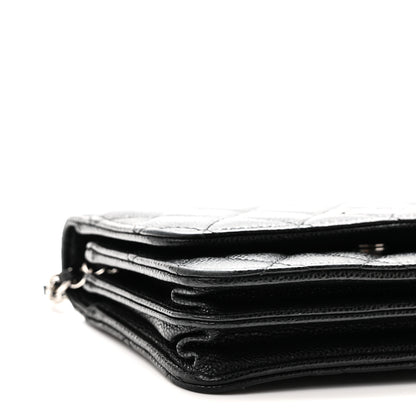 Chanel Caviar Quilted Mini Wallet On Chain WOC Black 8 of 10