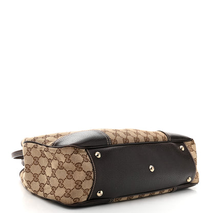 Gucci Monogram Medium Princy Tote  Dark Brown 4 of 10