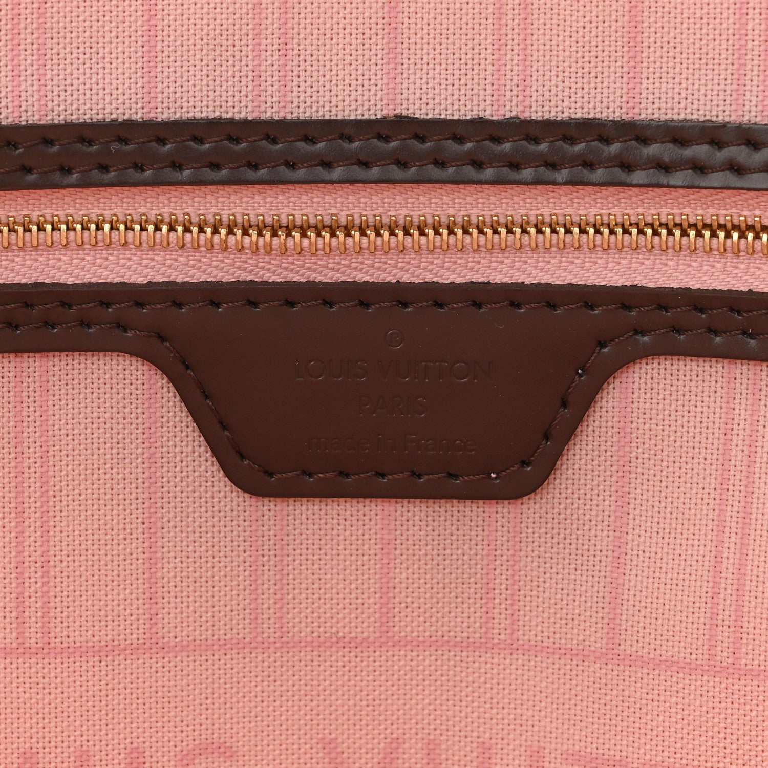 Louis Vuitton Damier Ebene Neo Neverfull MM Rose Ballerine 6 of 10