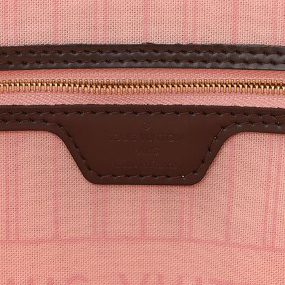 Louis Vuitton Damier Ebene Neo Neverfull MM Rose Ballerine 6 of 10