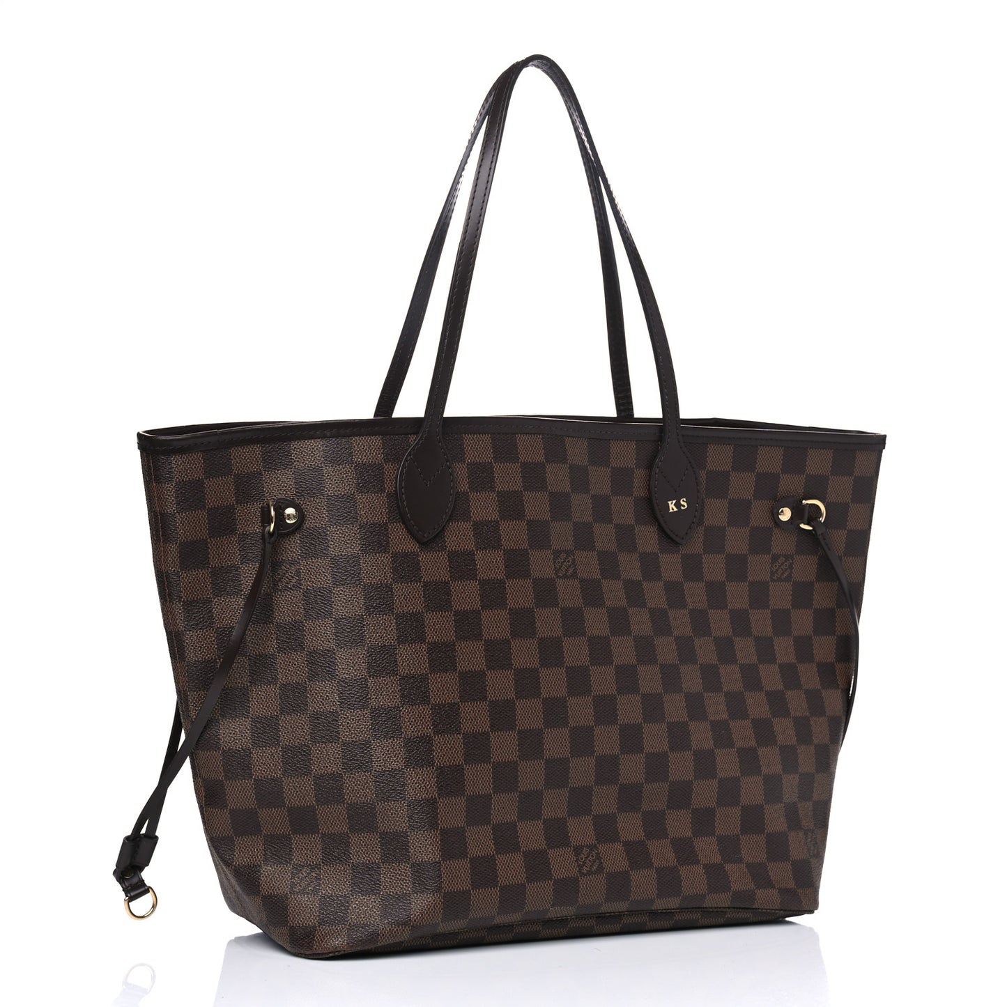 Damier Ebene Neo Neverfull MM Rose Ballerine