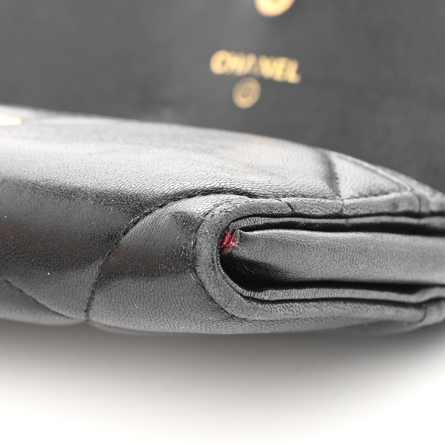 Chanel Lambskin Quilted Chanel 19 Flap Wallet Black 15 of 18
