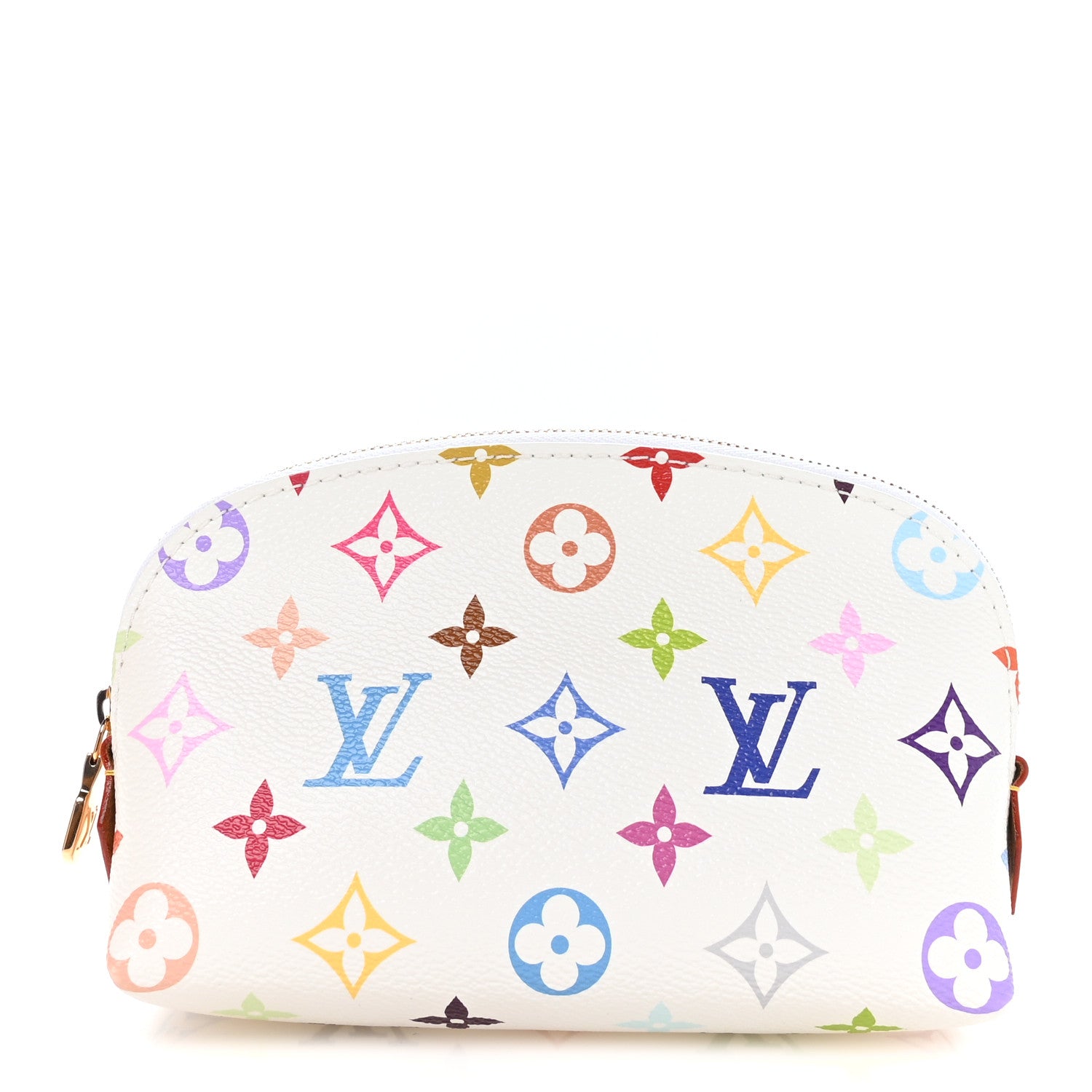 Louis Vuitton LV x TM Monogram Multicolor Cosmetic Pouch PM White 1 of 7