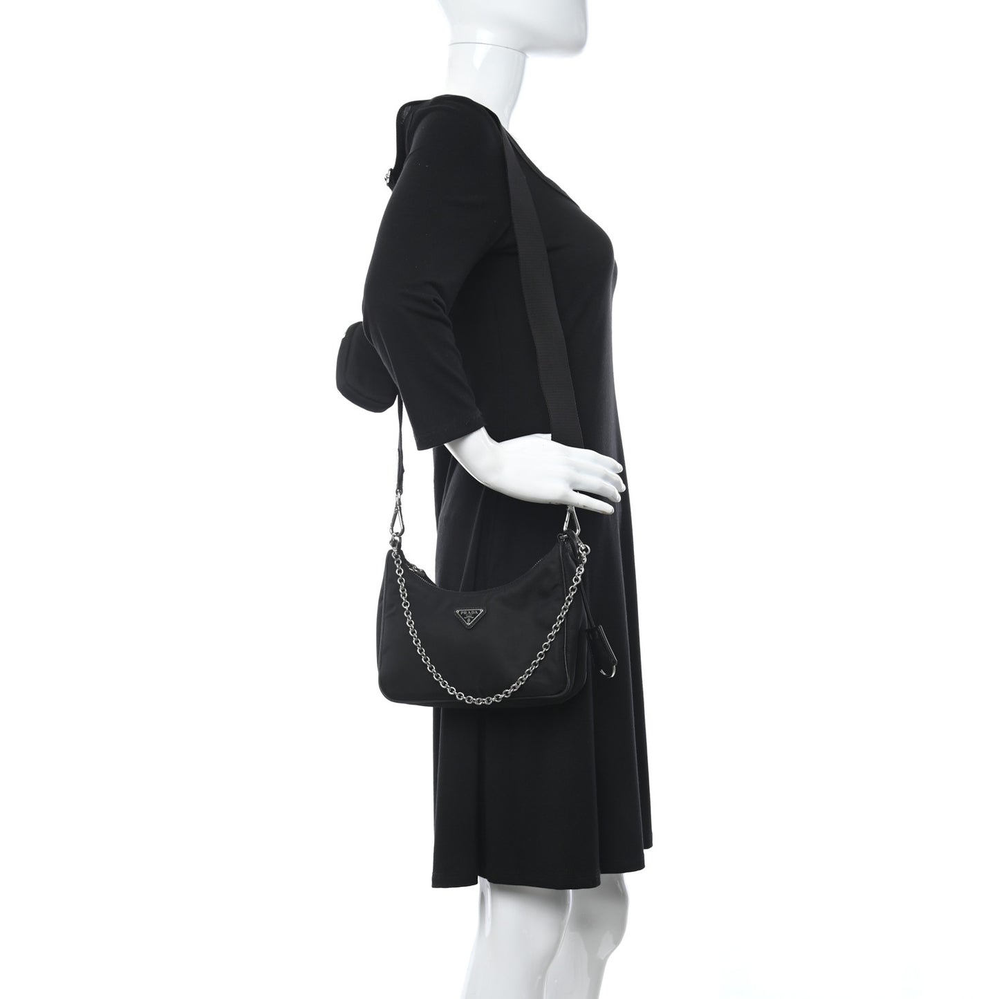 Nylon Re-Edition 2005 Shoulder Bag Black
