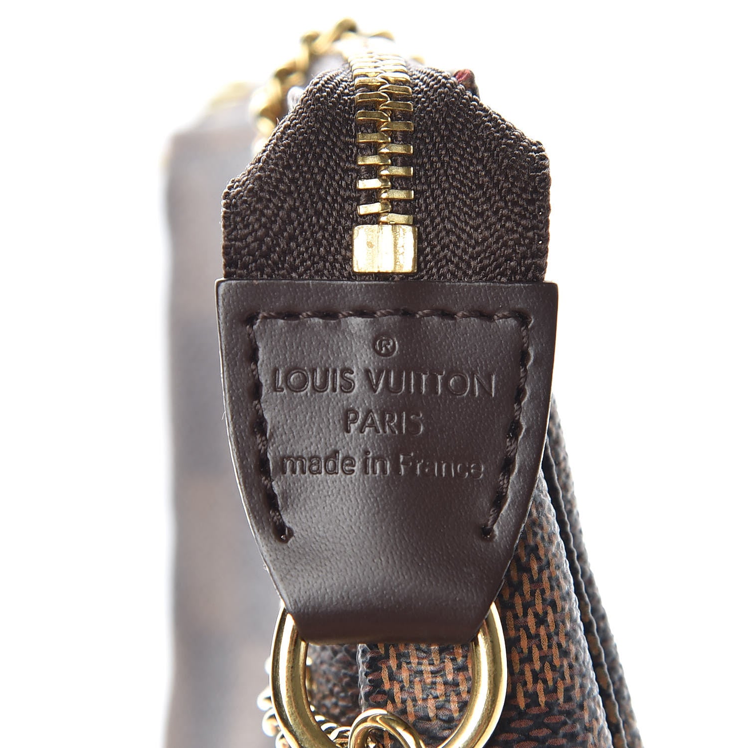 Louis Vuitton Damier Ebene Mini Pochette Accessories 6 of 9