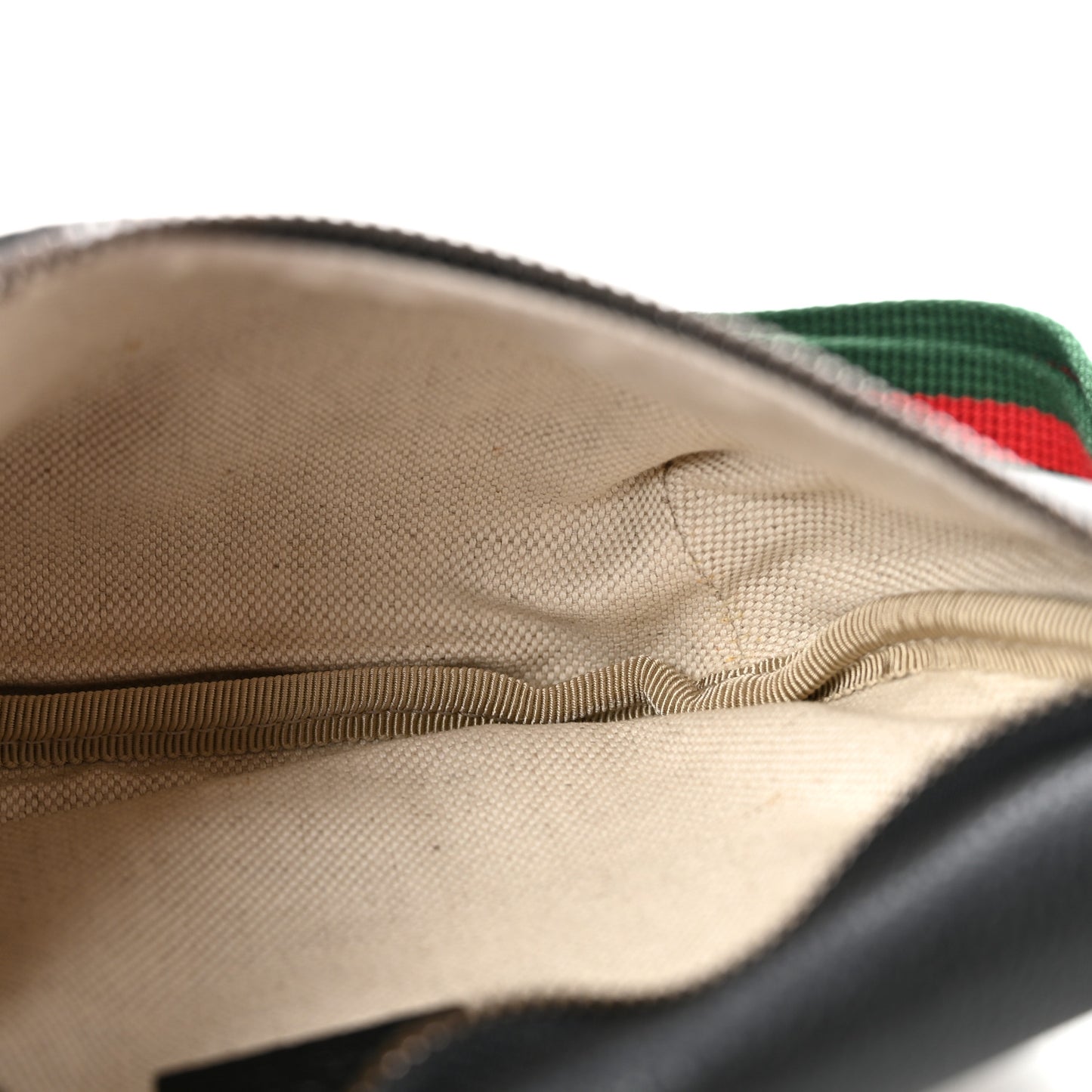 Grained Calfskin Small Logo Belt Bag Black