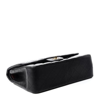 Chanel Lambskin Quilted Jumbo Double Flap Black 4 of 15