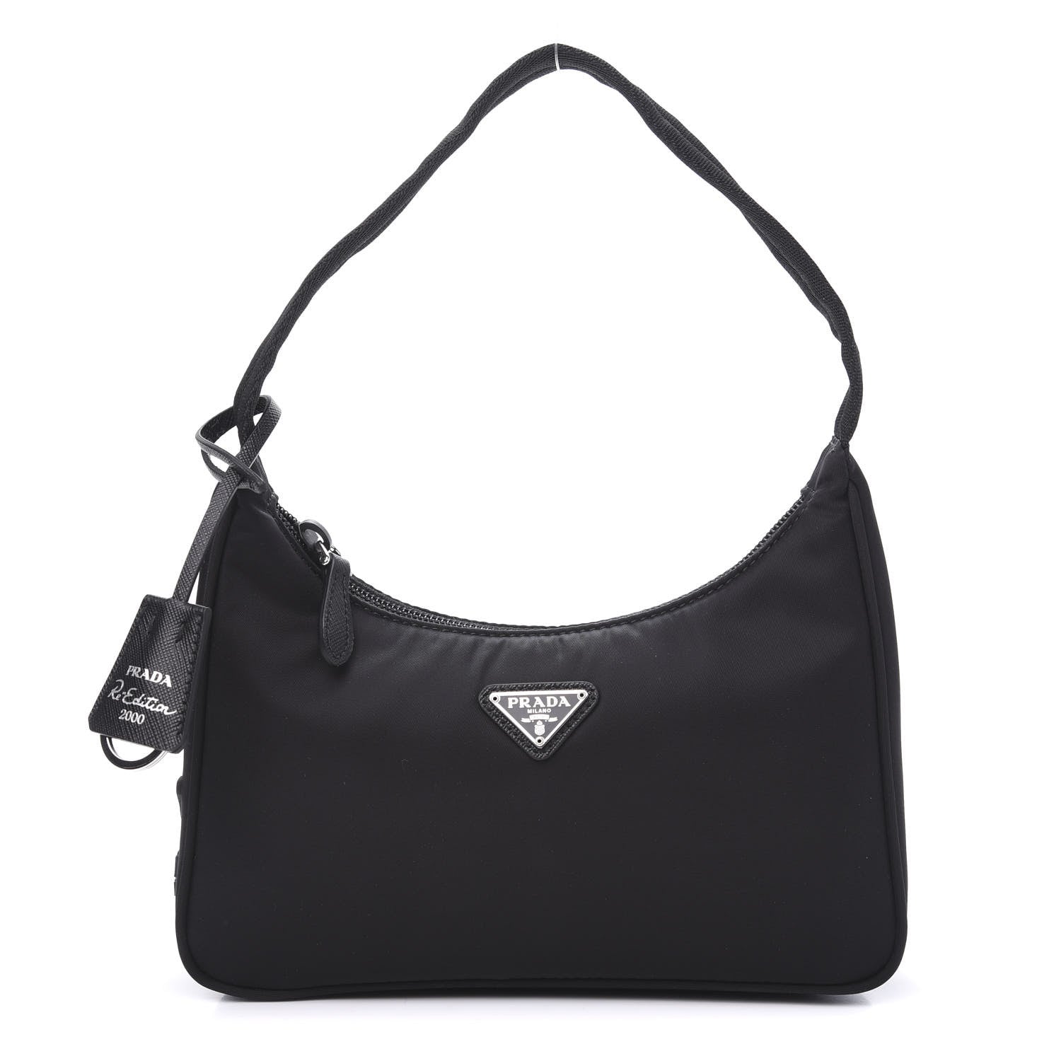 Prada Tessuto Nylon Mini Re-Edition 2000 Bag Black 1 of 12