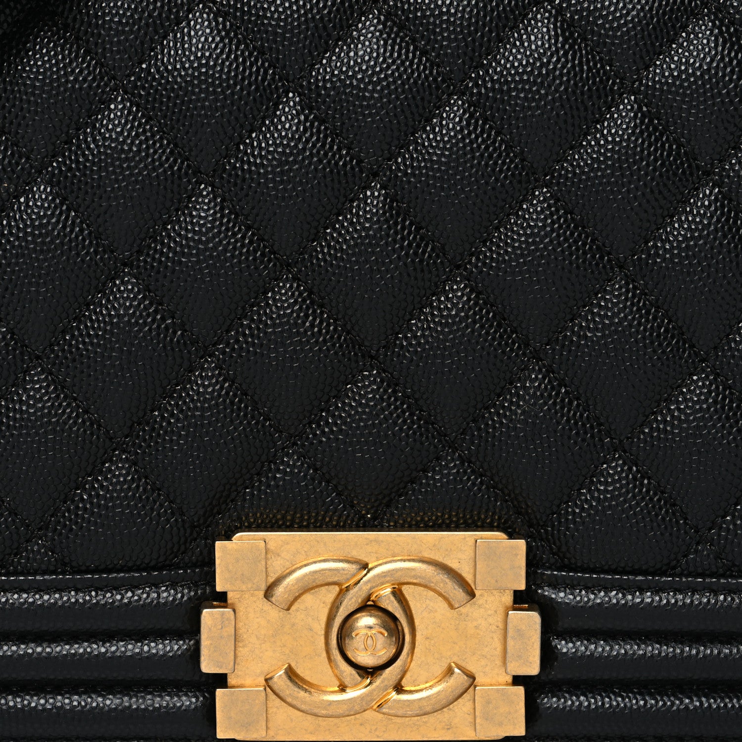 Chanel Caviar Quilted Medium Boy Flap Black 8 of 10