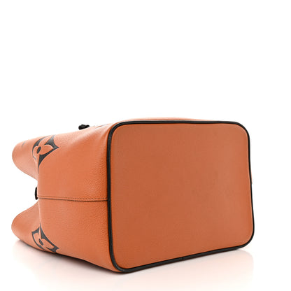 Louis Vuitton Empreinte Monogram Giant Crafty Neonoe MM Caramel Black 5 of 13