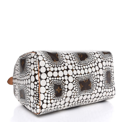 Louis Vuitton Monogram Kusama Town Speedy 30 White 4 of 7