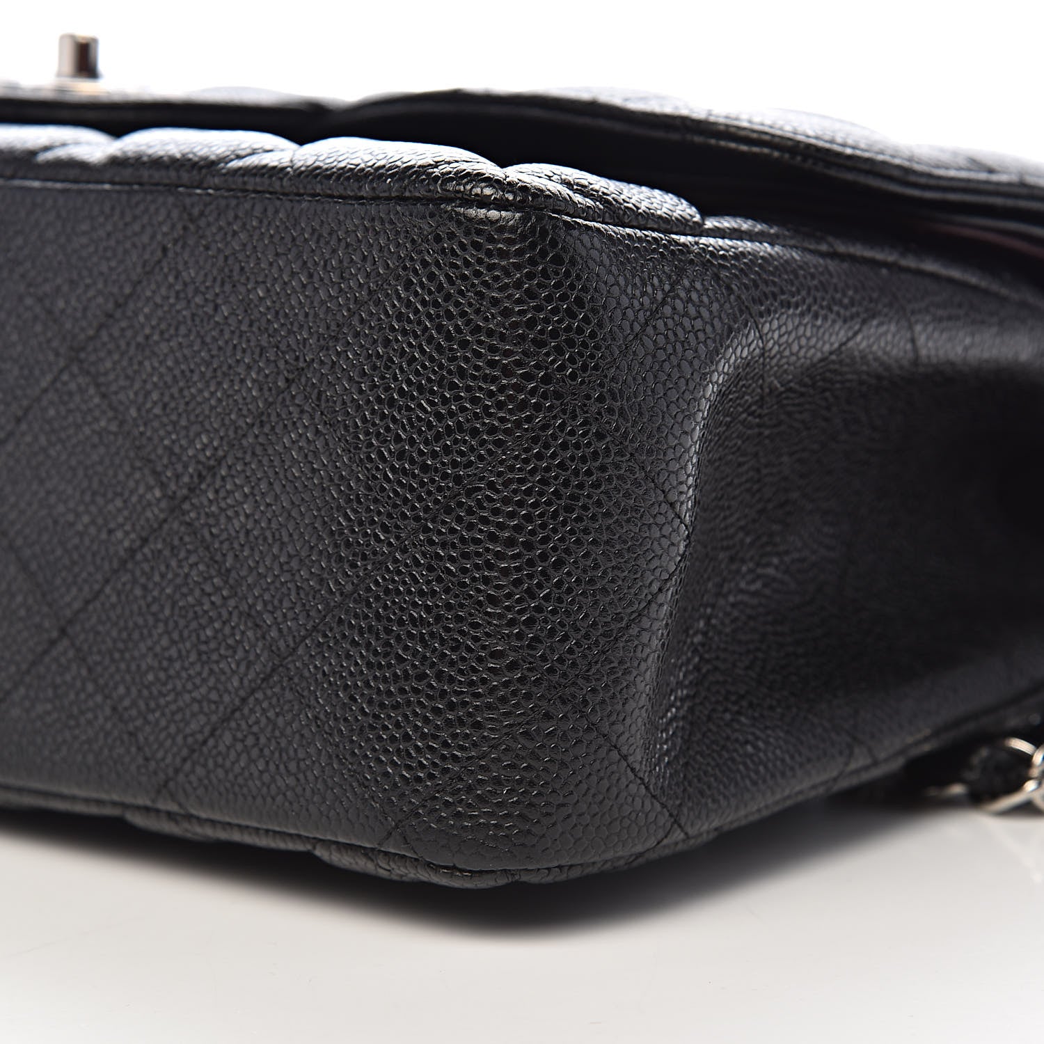Chanel Caviar Quilted Jumbo Double Flap Black 9 of 11