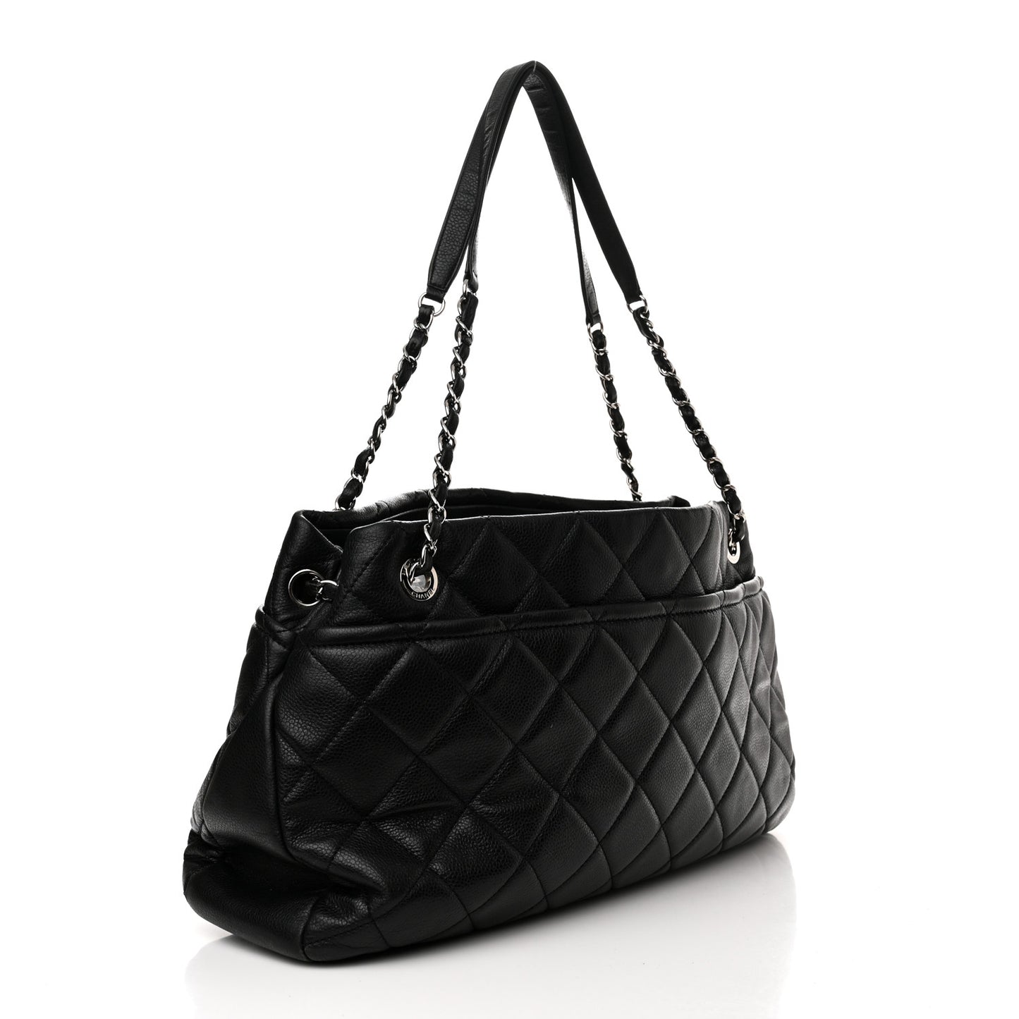 Caviar Quilted CC Timeless Soft Tote Black