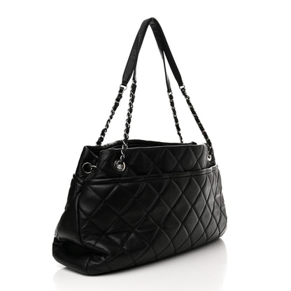 Chanel Caviar Quilted CC Timeless Soft Tote Black 4 of 10