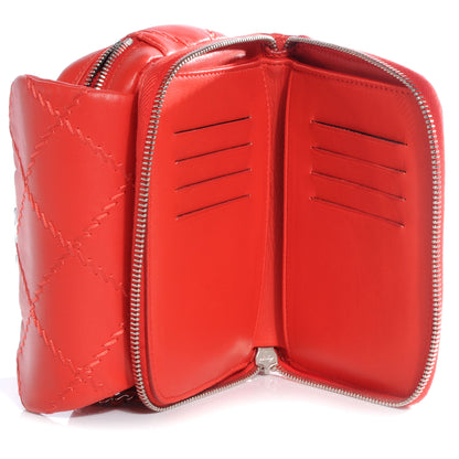 Chanel Calfskin Ultimate Stitch Mini Flap WOC Bag Coral 3 of 8