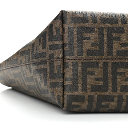 Fendi Zucca Spalmati Small Roll Tote Tobacco Yellow 9 of 10