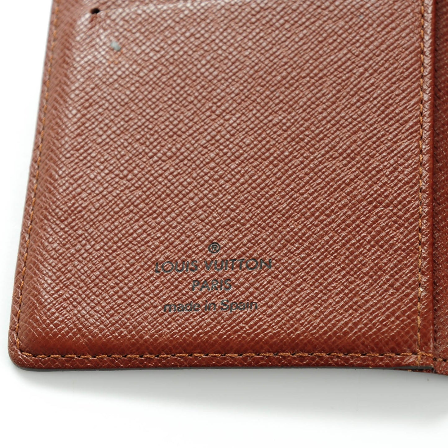 Monogram Pocket Agenda Cover