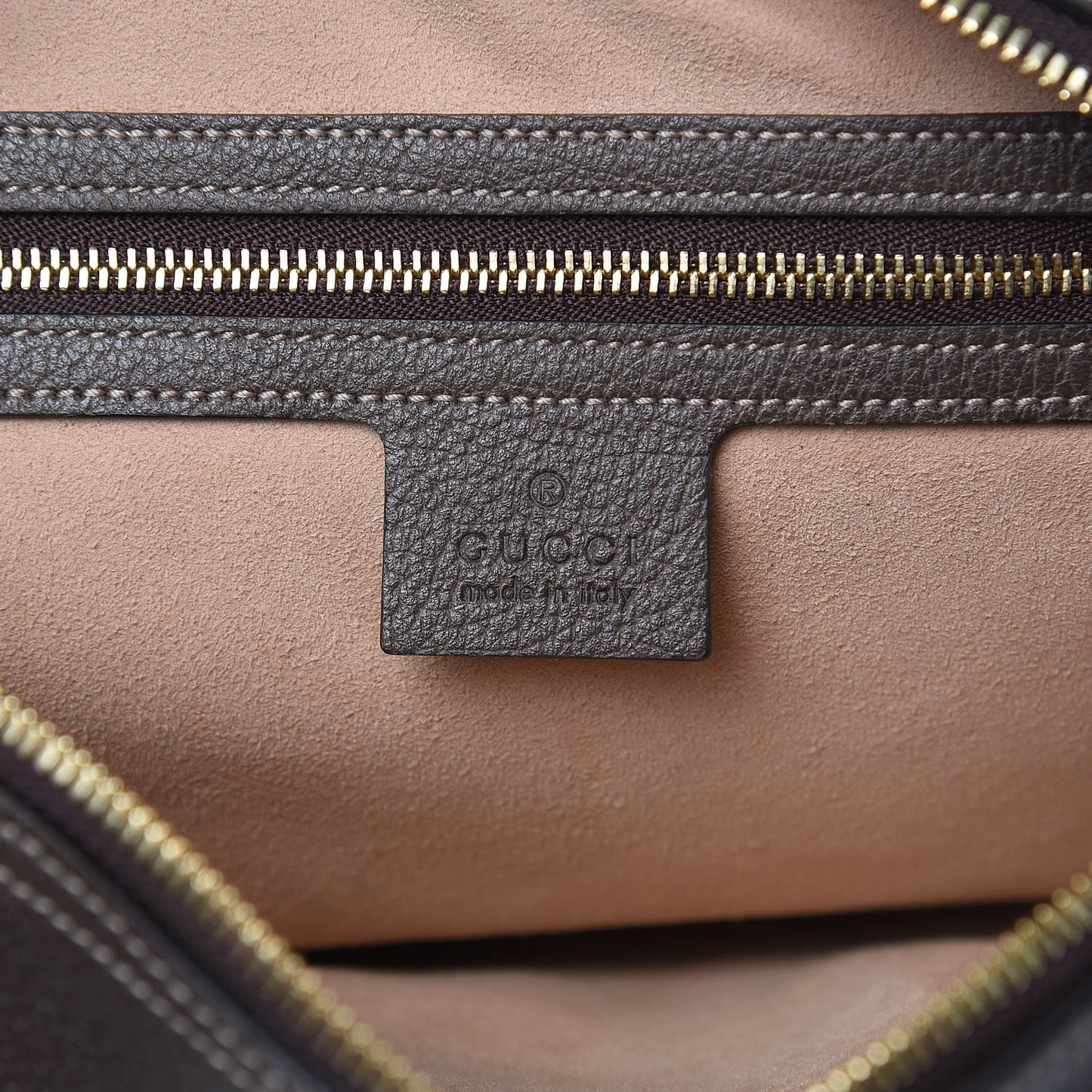 GG Supreme Monogram Web Small Ophidia Shoulder Bag Brown