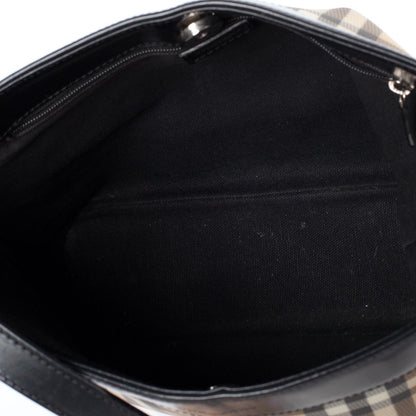 Burberry Prorsum House Check Shoulder Bag Black 10 of 11