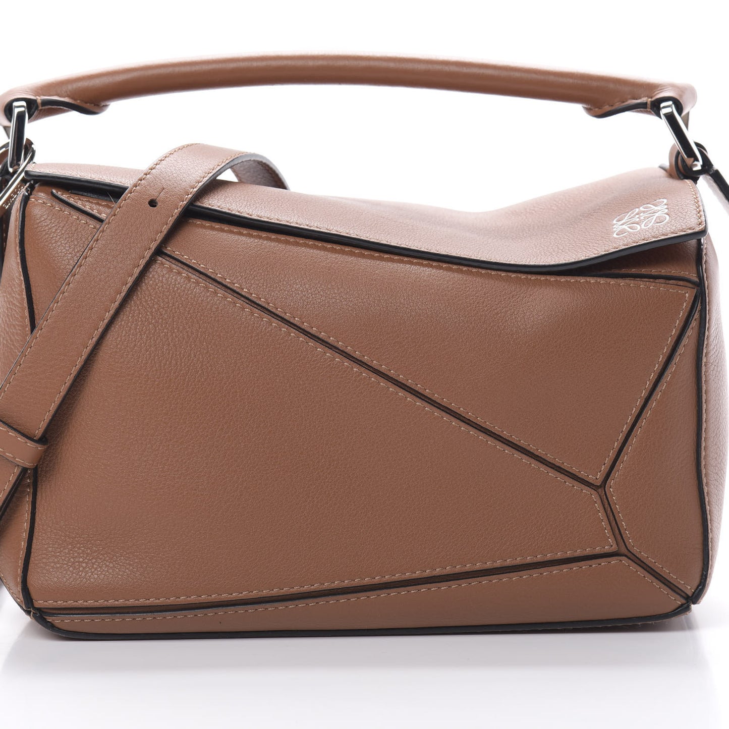 Calfskin Small Puzzle Bag Tan