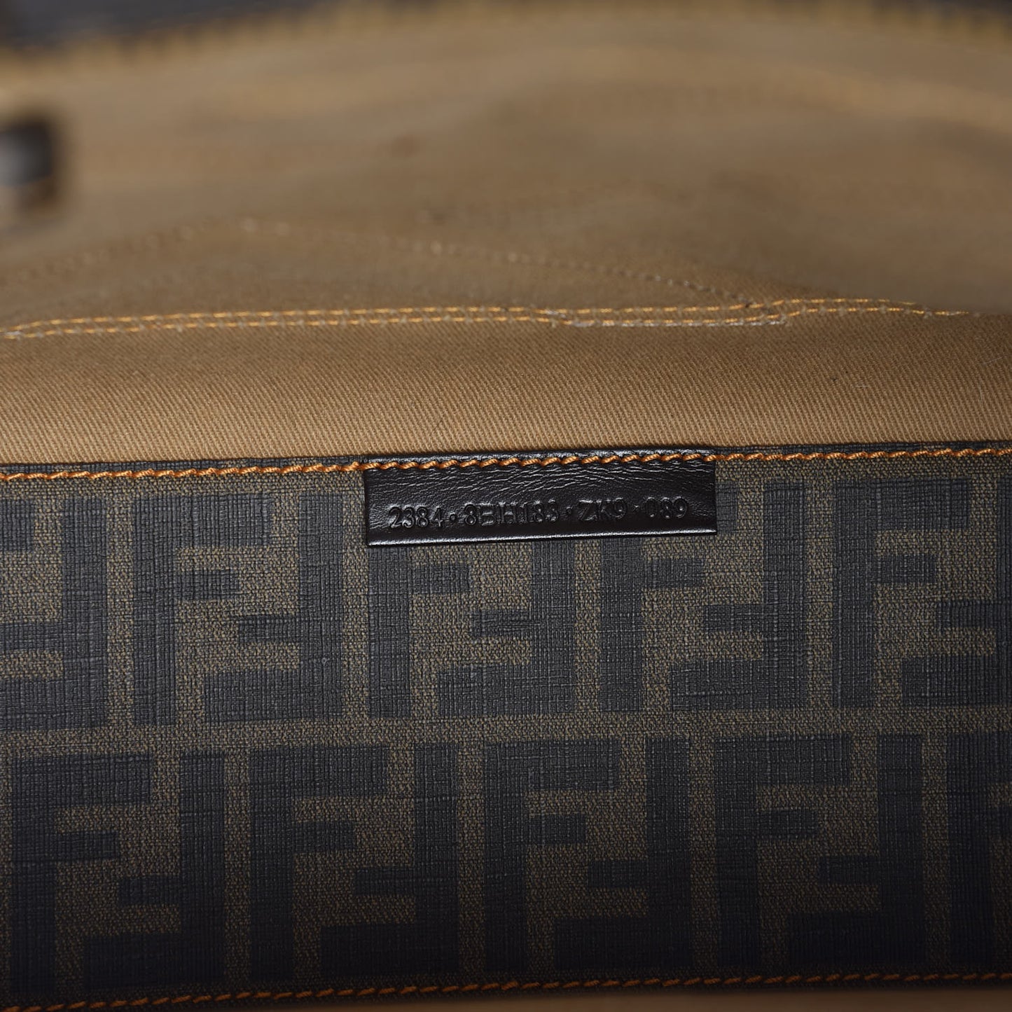 Metallic Calfskin Zucchino Zucca Spalmati Shopping Tote Tobacco