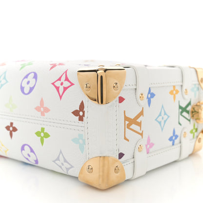Louis Vuitton LV x TM Cowhide Monogram Multicolor Side Trunk MM White 9 of 13