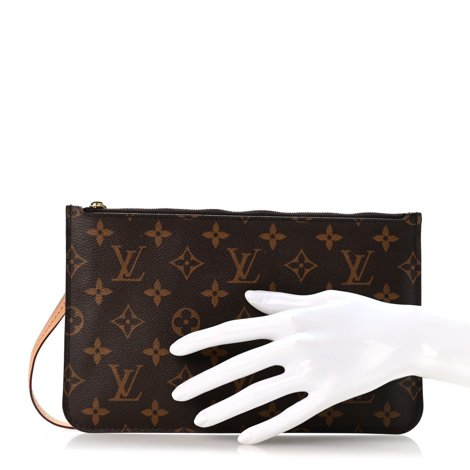 Louis Vuitton Monogram Neverfull MM GM Pochette Cherry 2 of 9