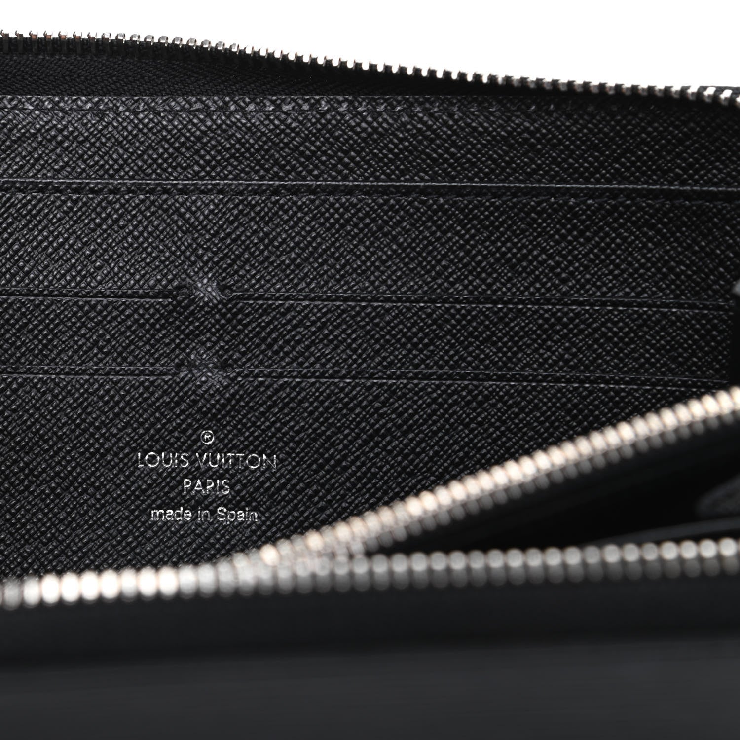 Louis Vuitton Epi Zippy Wallet Black 6 of 9
