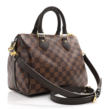 Louis Vuitton Damier Ebene Speedy Bandouliere 25 4 of 17
