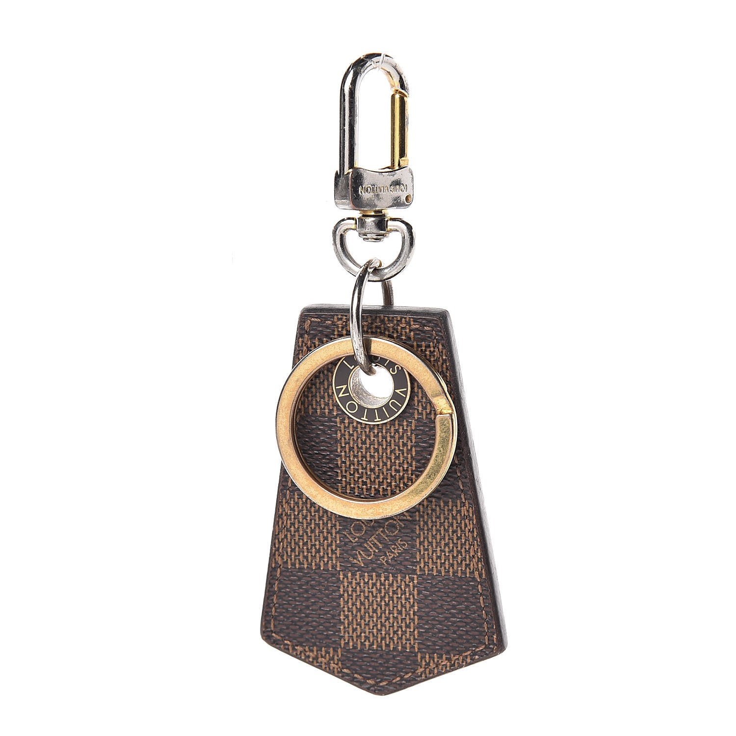 Louis Vuitton Damier Ebene My Travel Tag Bag Charm and Key Holder 1 of 3