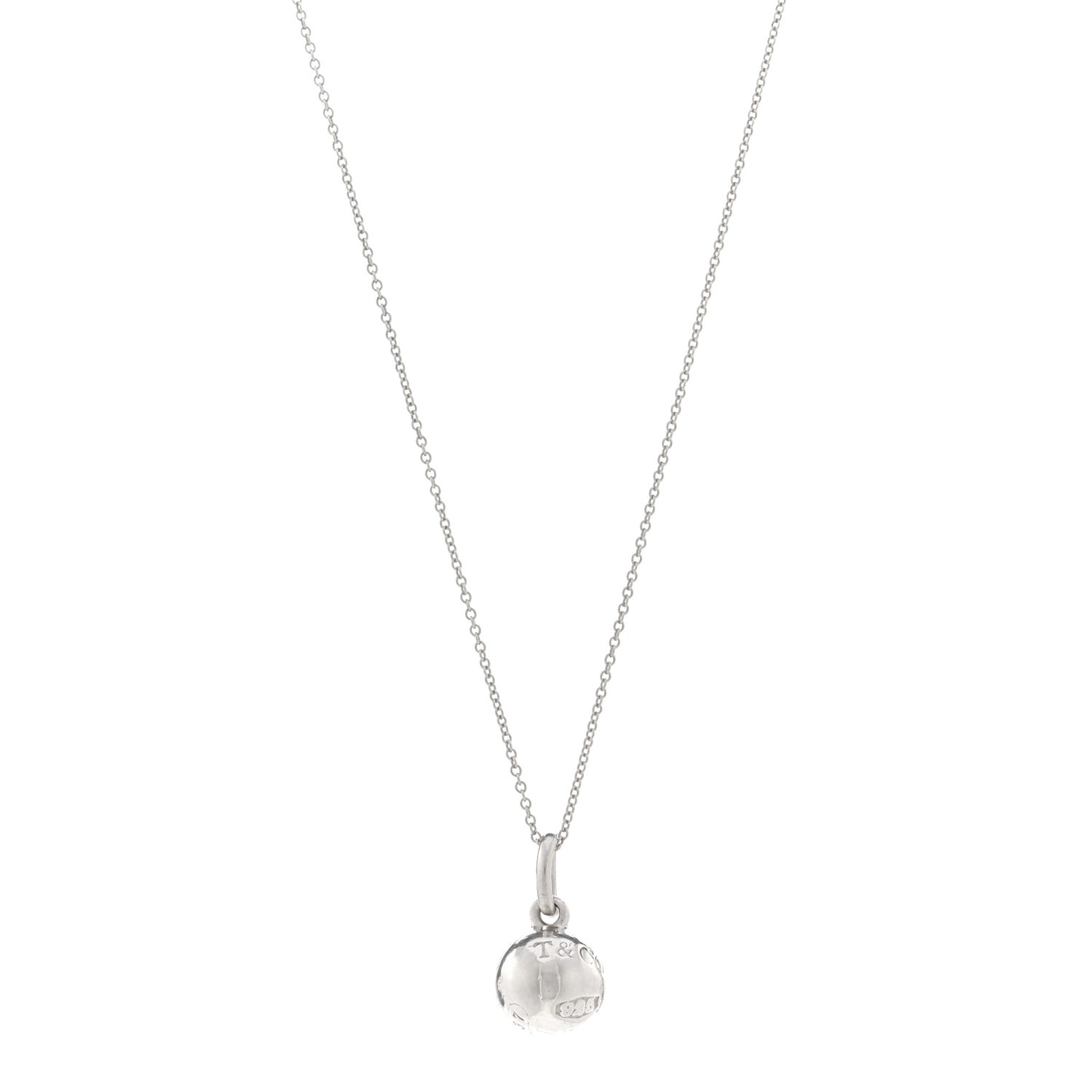 Sterling Silver 1837 Ball Pendant Necklace