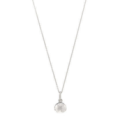 Tiffany Sterling Silver 1837 Ball Pendant Necklace 1 of 4