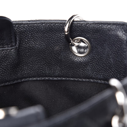 Chanel Caviar Quilted Petit Shopping Tote PST Black 11 of 22