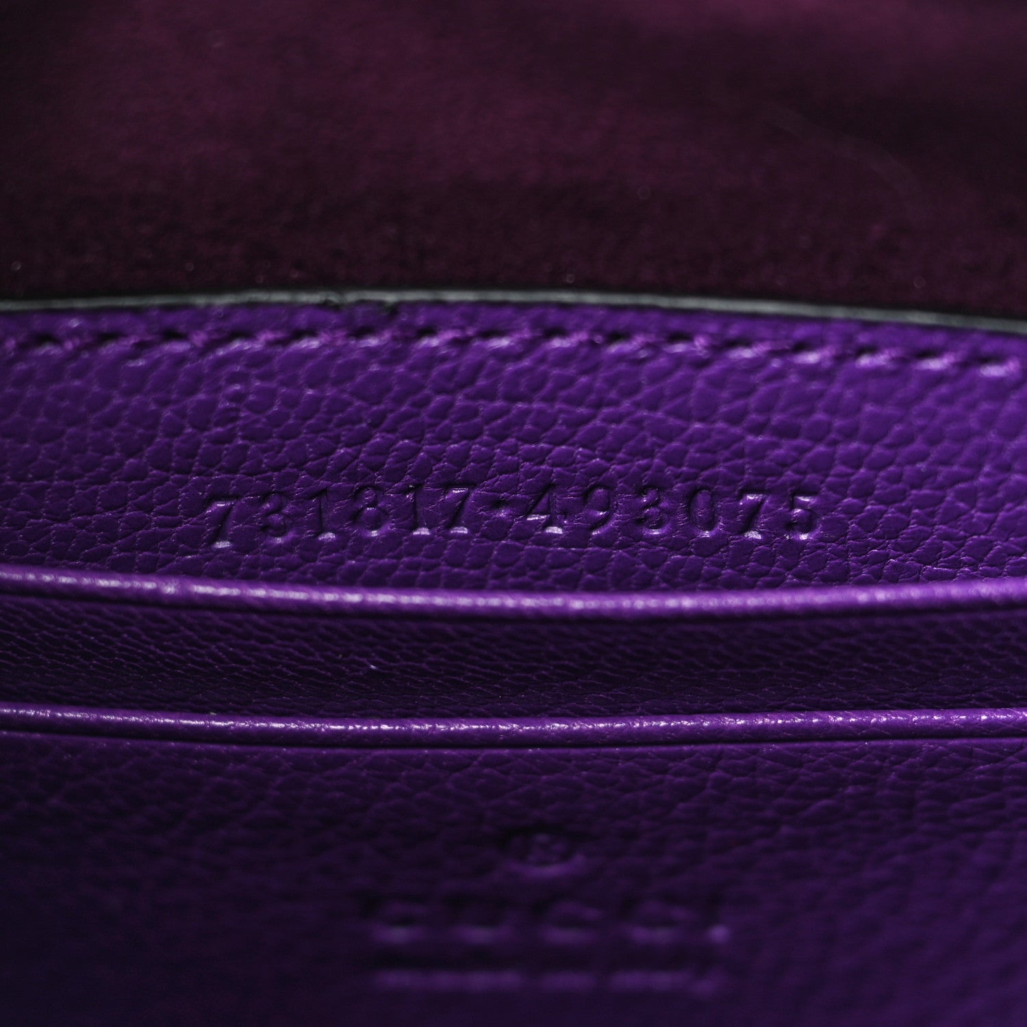 Gucci Goatskin Small Aphrodite Shoulder Bag Shine Purple 7 of 11