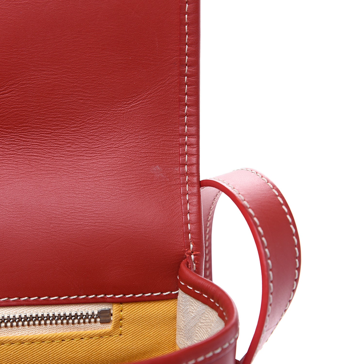 Goyard Goyardine Belvedere MM Messenger Bag Red 6 of 17