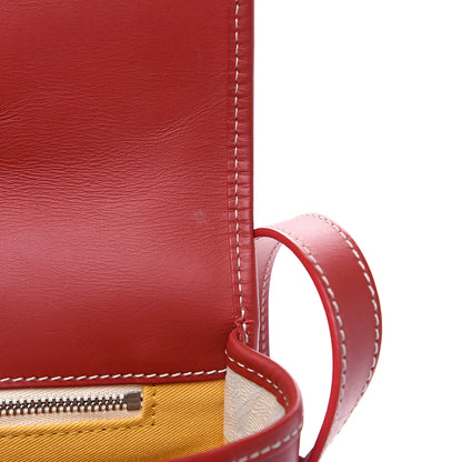 Goyard Goyardine Belvedere MM Messenger Bag Red 6 of 17